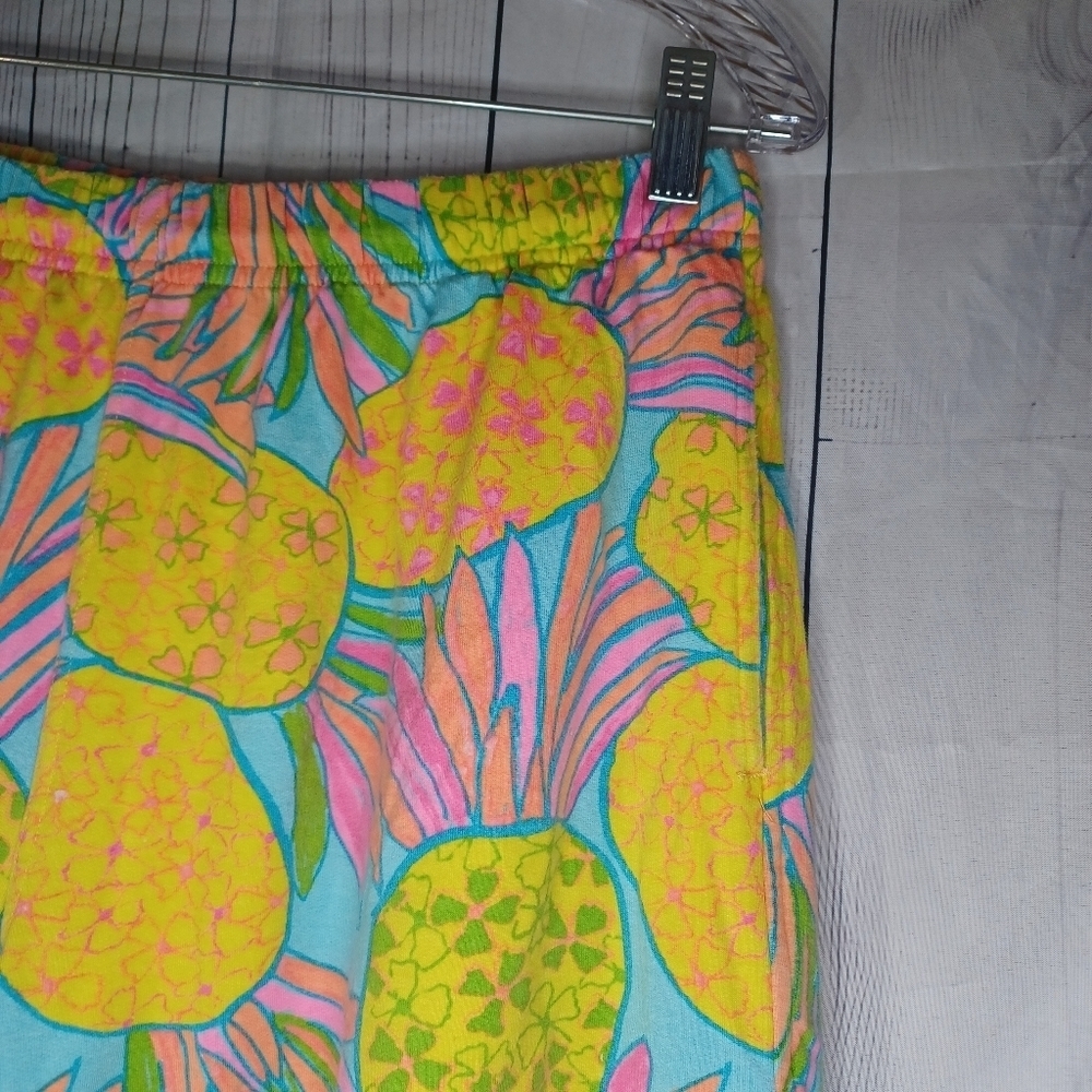 Chubbies Hooligans Neon Pineapple Retro Preppy Men's Lounge Shorts - Picture 2 of 11